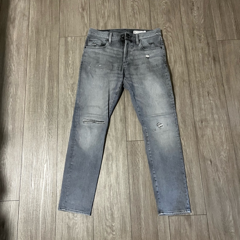G-Star Men's Light Gray Slim Jeans